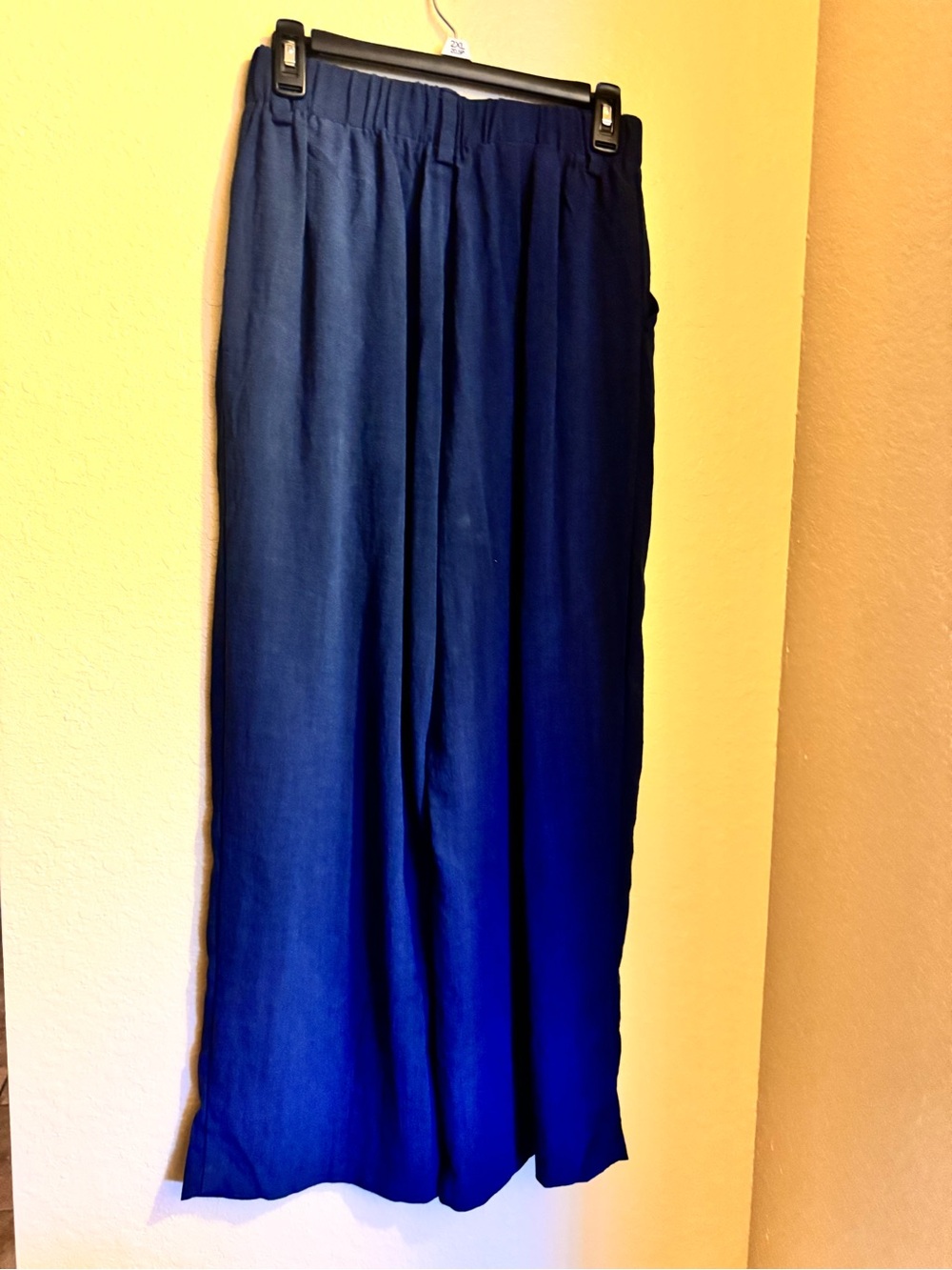 HALARA Navy Maxi Wide-Leg Skirt